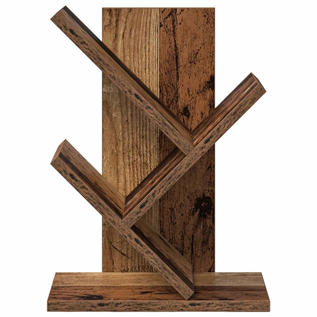 Scaffale per Libri a Forma di Albero 3 Strati 30 x 18 x 40 cm 8012354