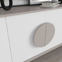 Madia 4 Ante 180x35,6x82 cm in MDF Gora Light Mocha