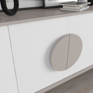 Madia 4 Ante 180x35,6x82 cm in MDF Gora Light Mocha