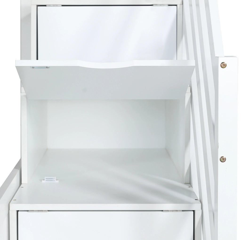 Letto a castello a forma di casetta con scivolo, scala con contenitore e cassetti