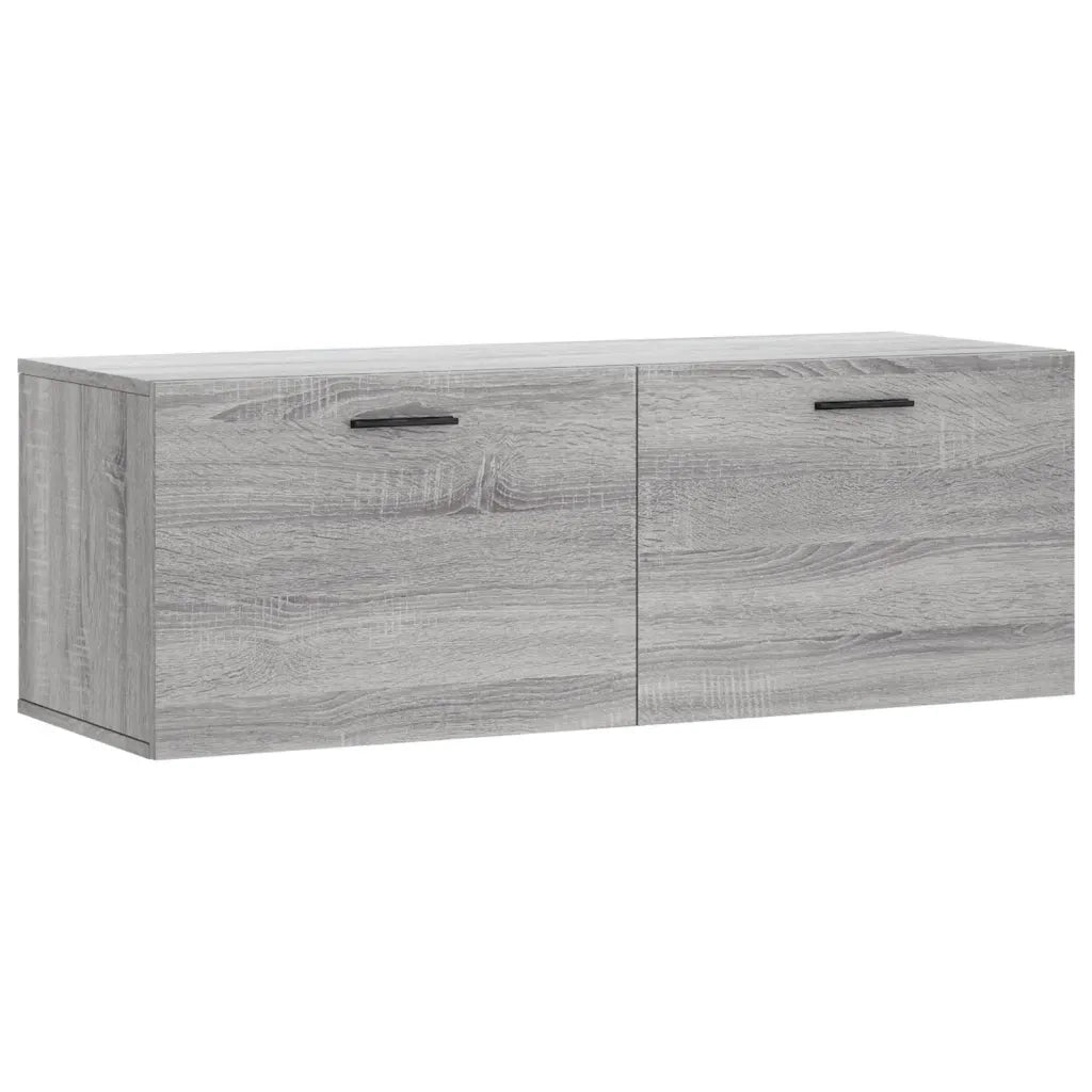 Armadietto a Muro | Mobile a Parete Grigio Sonoma 100x36,5x35 cm Legno Multistrato