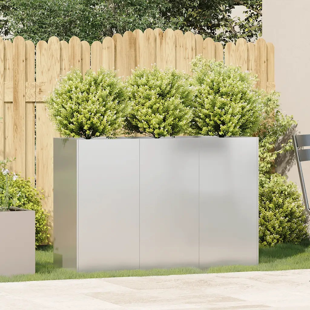Fioriera 120x40x80 cm in Acciaio Inox 860721