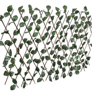 Recinto in Salice a Traliccio 5 pz Foglie Artificiali 180x60 cm 147752