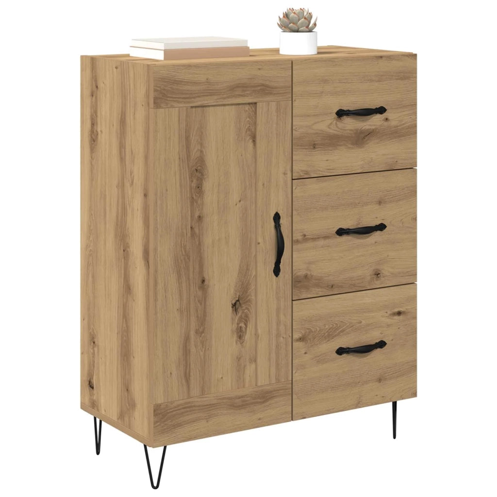 Credenza con cassetto Rovere Artigianale 69,5 x 34 x 90 cm