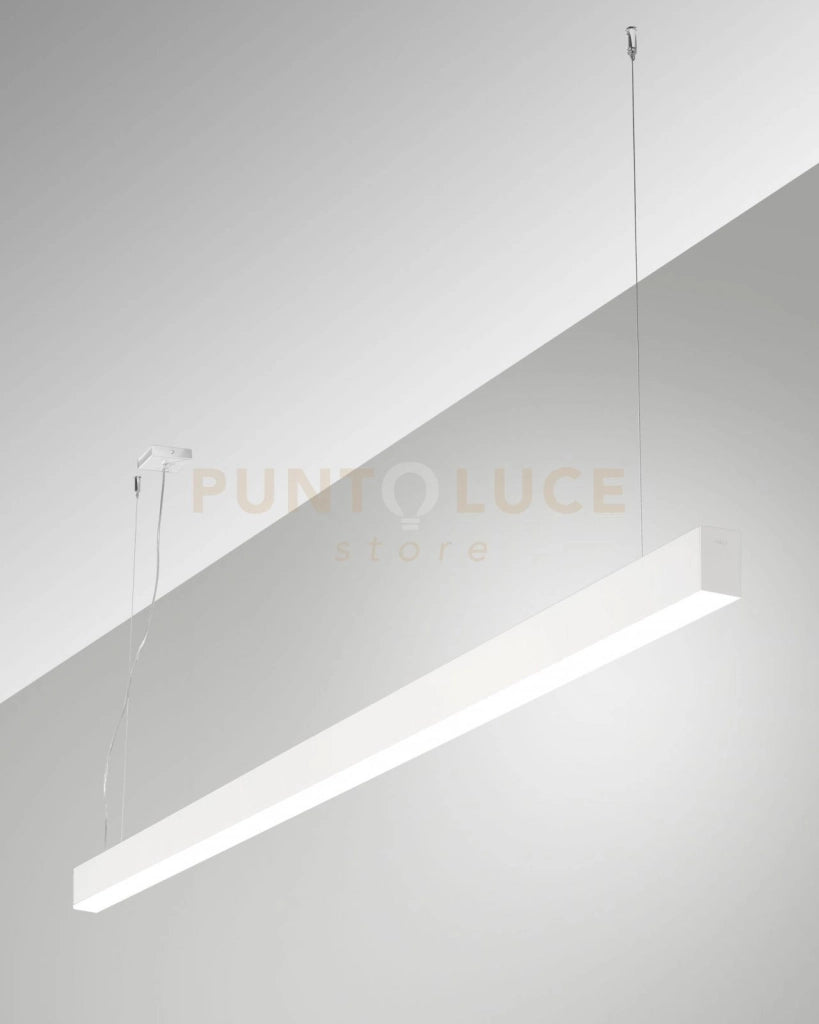 MILLET SOSPENSIONE BIANCA  3000K 3380LM 23W OPALE ON/OFF IP40 100CM