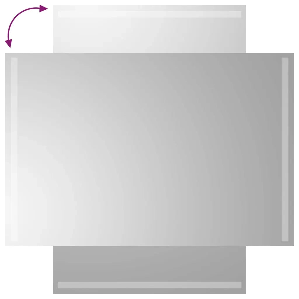 Specchio da Bagno con Luci LED 60x90 cm cod mxl 67740