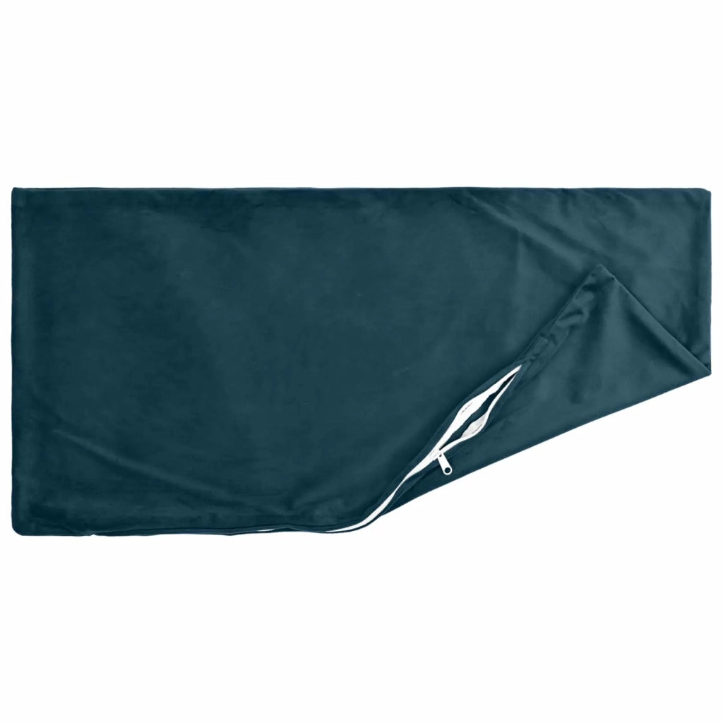 Cuscino con cuscino HEERLEN 2 pz Blu Velluto 925627