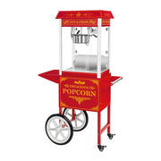 Set macchina per popcorn con carrello rosso in stile retrò 14_0004909
