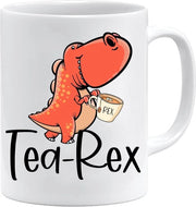 Tazza da Tè Rex - Gruppo di Dinosauri da Tè - Qualità Premium - JS Grade A++ - Regalo Umoristico - Massima Qualità - Tazza da Caffè