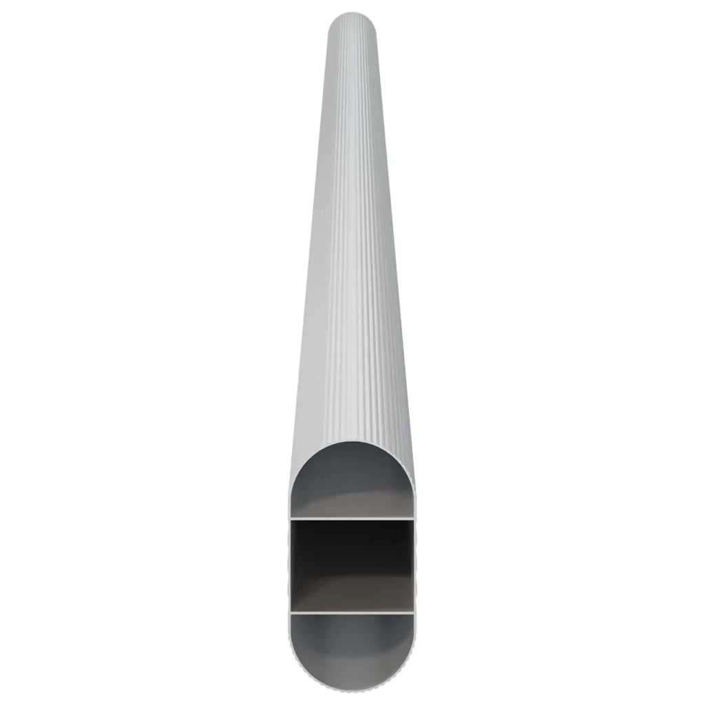 Asta per armadio 2 pz Argento 472 x 15 x 29 mm CFW1649359