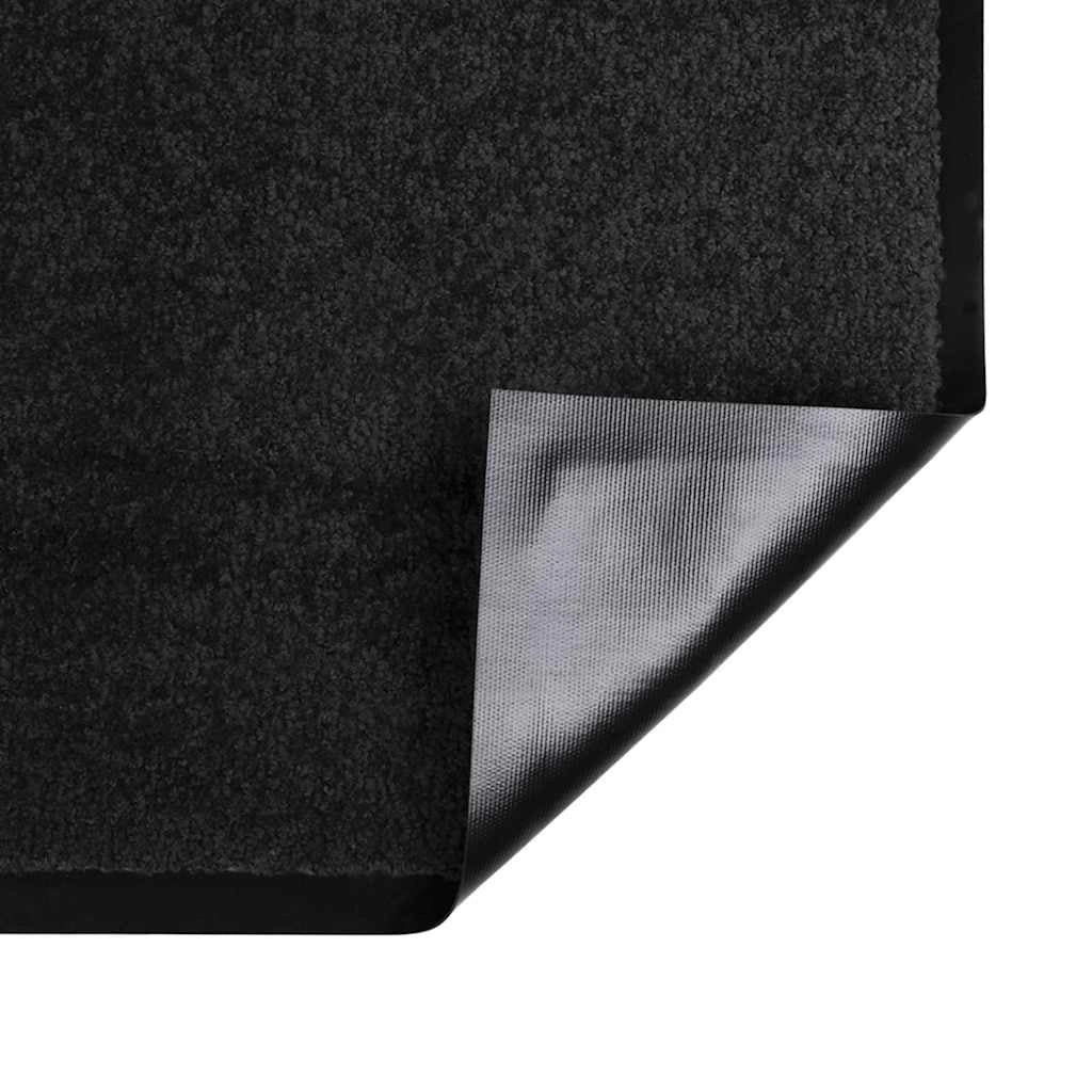 Zerbino antiscivolo 80 x 60 x 1,2 cm comfort moderno ingresso/corridoio orsacchiotto nero 02_0058997