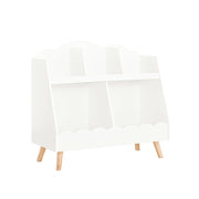 Libreria per bambini Scaffale portaoggetti con 5 scomparti Bianco 82x35x76cm KMB100-W