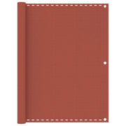 Schermo Frangivista per Balcone Terracotta 120x300 cm in HDPE cod mxl 24792