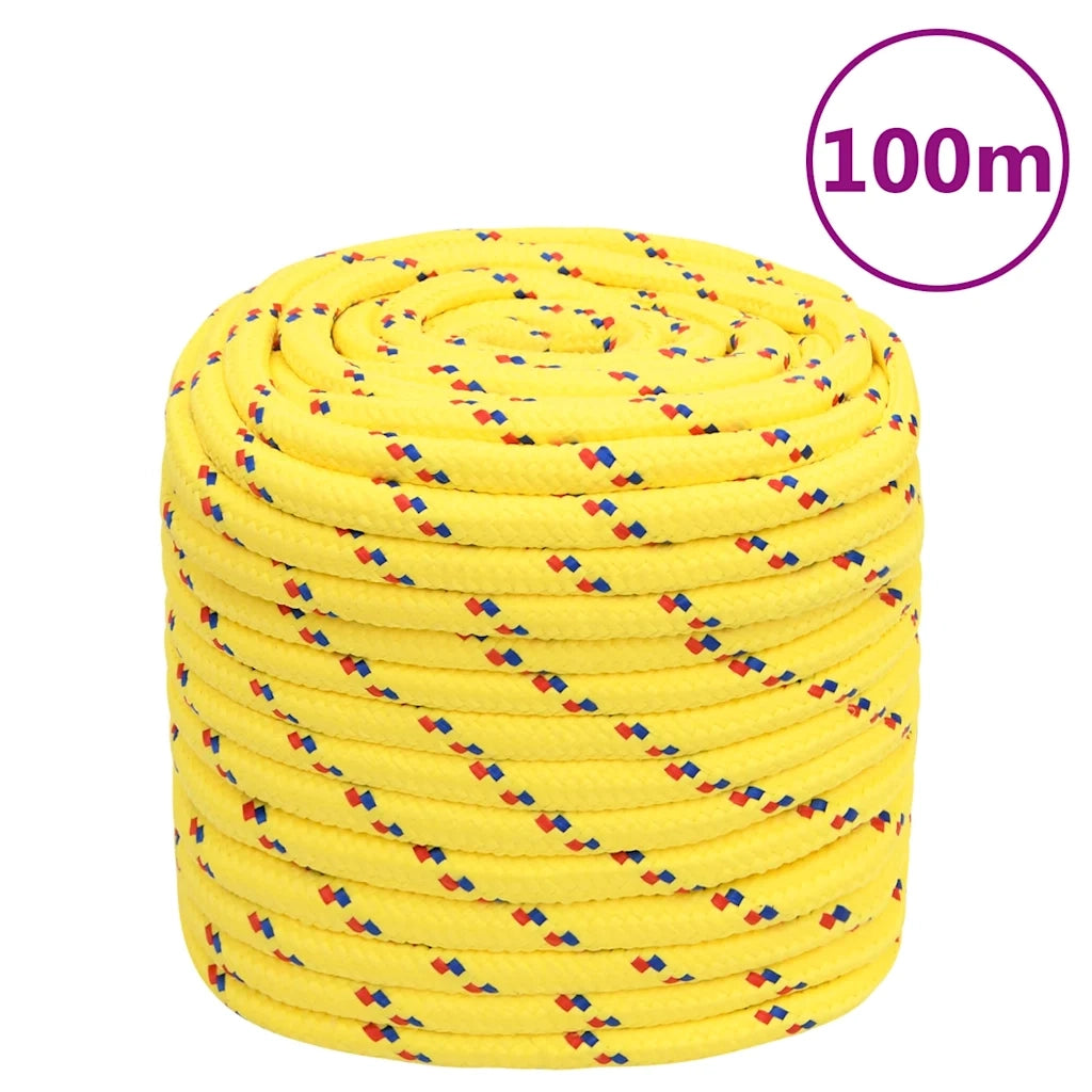 Corda per barca Gialla 16 mm 100 m in Polipropilene 152627