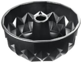 ORIGINAL KAISER 2300646794 Inspiration Stampo in Alluminio Pressofuso Antiaderente per Dolci Geometrico da 25 cm colore Nero