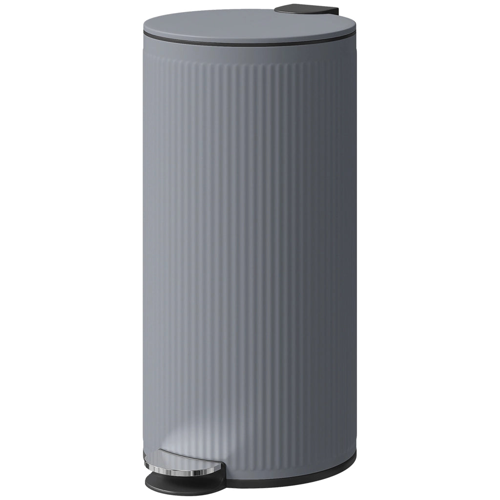 Cestino per Rifiuti 30 Litri con Pedale ¨C zephmum ¨C Grigio