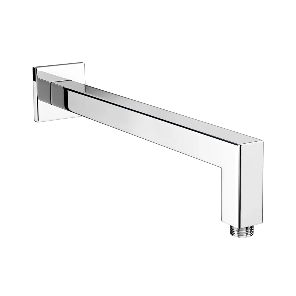 Braccio doccia a gomito in ottone cromato 40 cm
