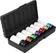 Set di chiavi a gomito 7 pezzi 1/2 pollici 17 19 21 22 23 24 27 mm - attrezzi di alta qualità