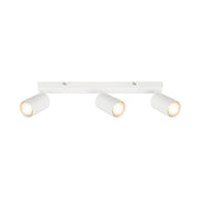 Faretto Moderno Tib Metallo Bianco 3 Luci Gu100