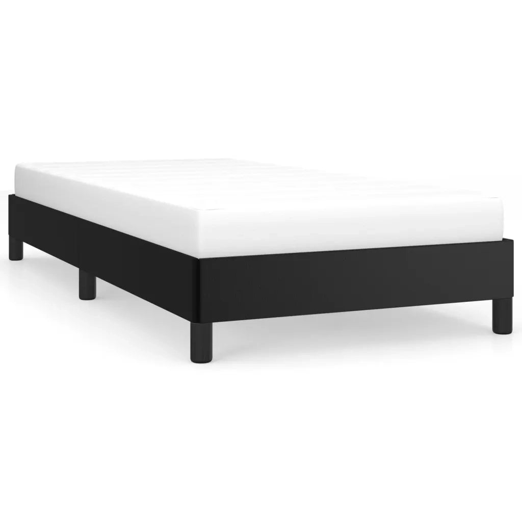 Giroletto-Struttura Letto Nero 80x200 cm in Similpelle 333464