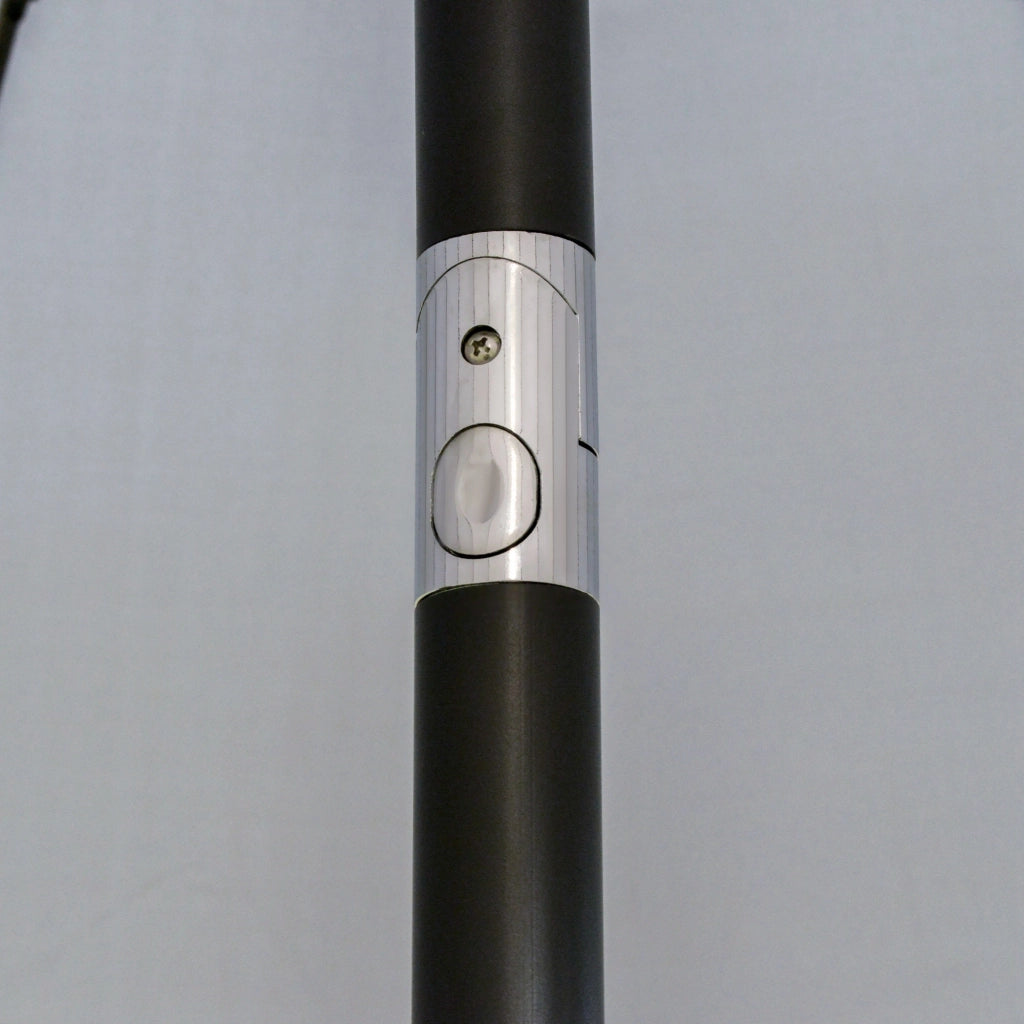 Ombrellone Rotondo Ø250x240 cm a 18 Stecche in Metallo e Poliestere Grigio
