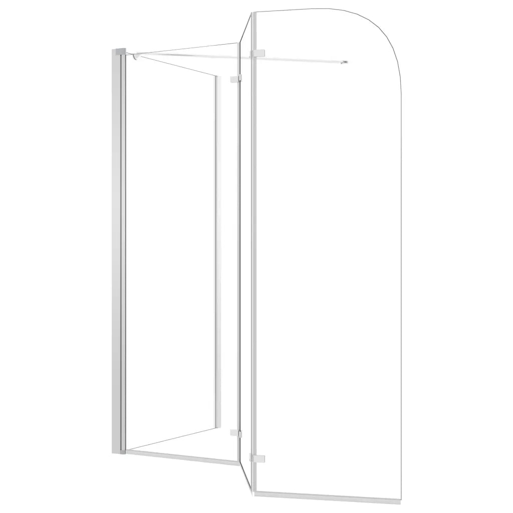 Cabina da Bagno 120x69x130 cm in Vetro Temperato Trasparente 146227