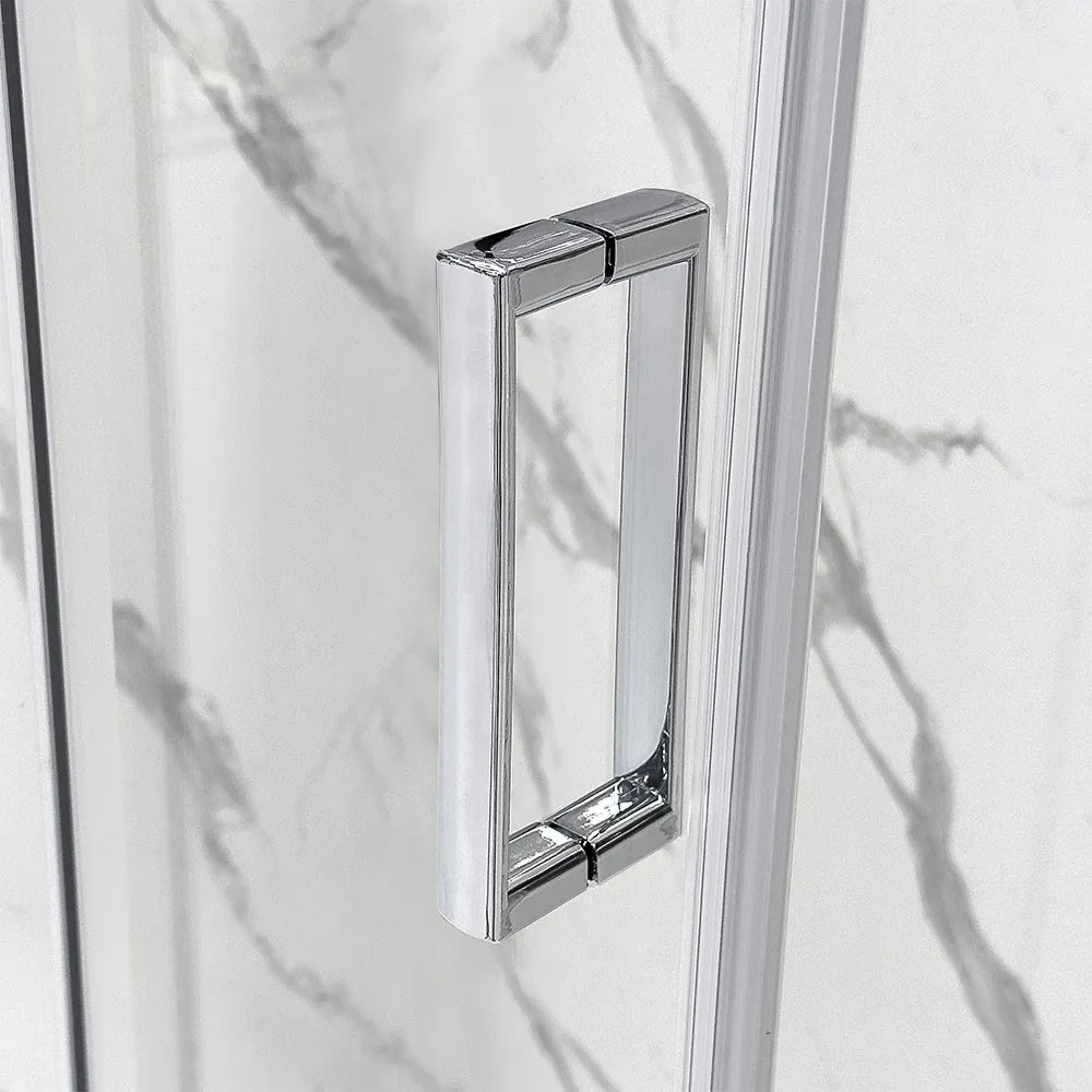 Box doccia angolare 80x120 cm scorrevole in cristallo temperato  Tay