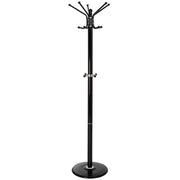 Perchero de metal negro con 5 ganchos D36x174h cm