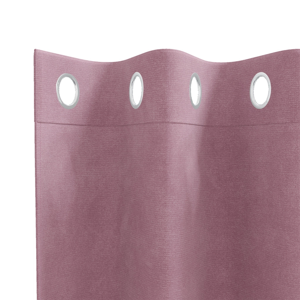 Tende oscuranti  con occhielli 2 pezzi in velluto rosa scuro