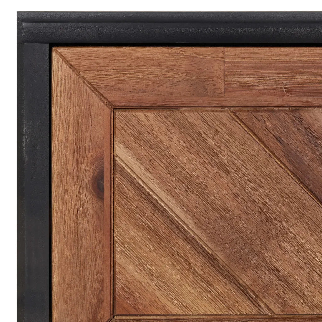 Tavolino da CaffÃ¨ 90x50x40 cm in Legno Massello di Acacia e MDF cod mxl 18806