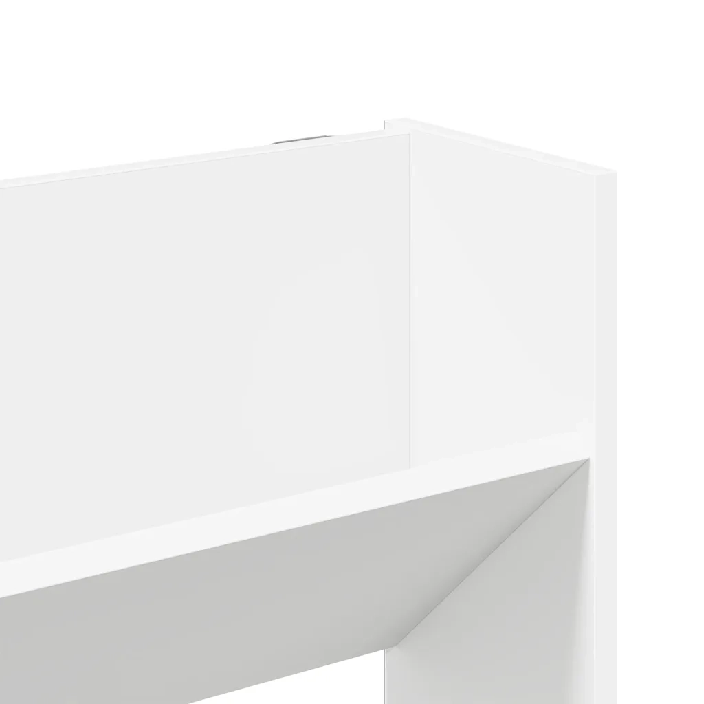 Scarpiere a Muro 2 pz Bianco 80x18x90 cm in Truciolato cod mxl 45494