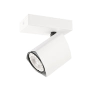 Spot soffitto moderno bianco/nero orientabile GU10 35W Merusa
