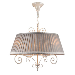 Lampadario Elegant in Metallo Felicita Beige