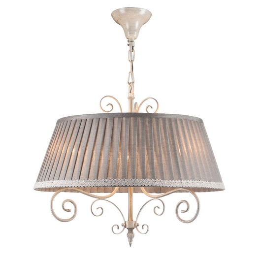 Lampadario Elegant in Metallo Felicita Beige
