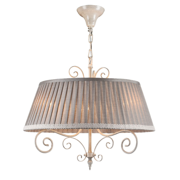 Lampadario Elegant in Metallo Felicita Beige