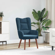 Poltrona-Divano Sedia Blu 63 x 67 x 94 cm Velluto 973299