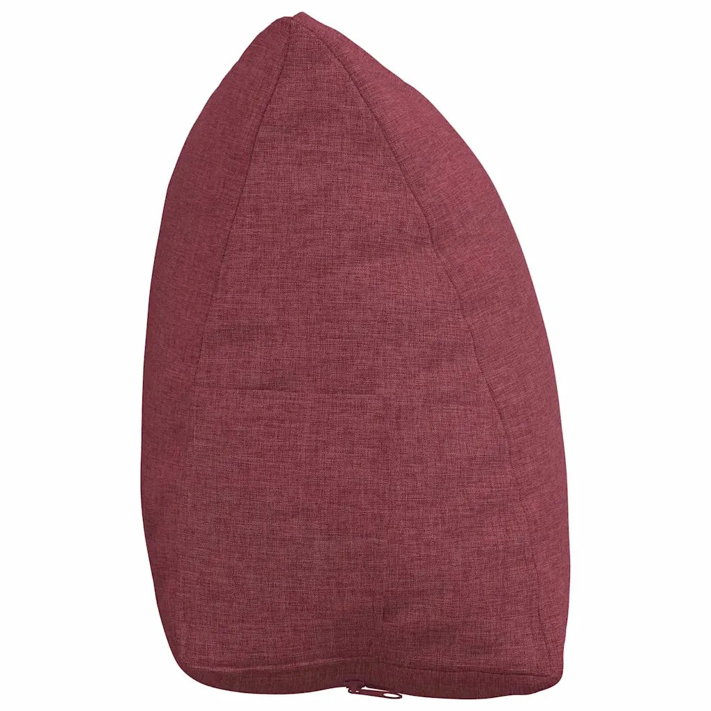 Cuscino per Schiena Rosso Vino 45 x 20 x 35 cm Tessuto 42015005