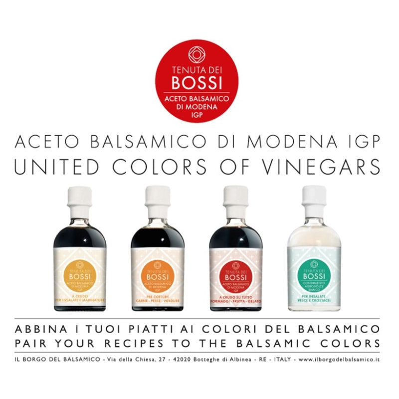 Il Borgo del Balsamico – La tenuta dei Bossi – IGP 250ml Etichetta Arancio