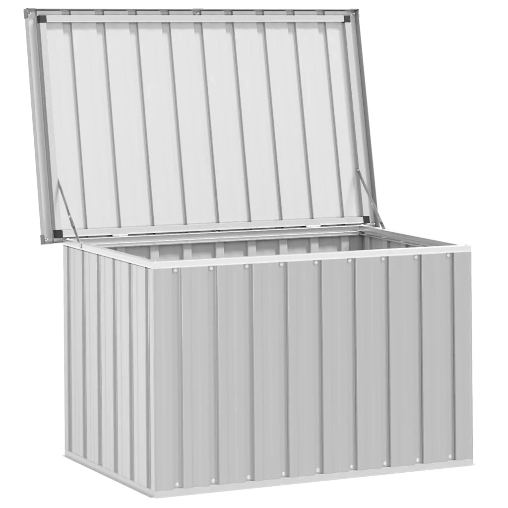 Baule da Giardino Grigio 109x67x65 cm 46258