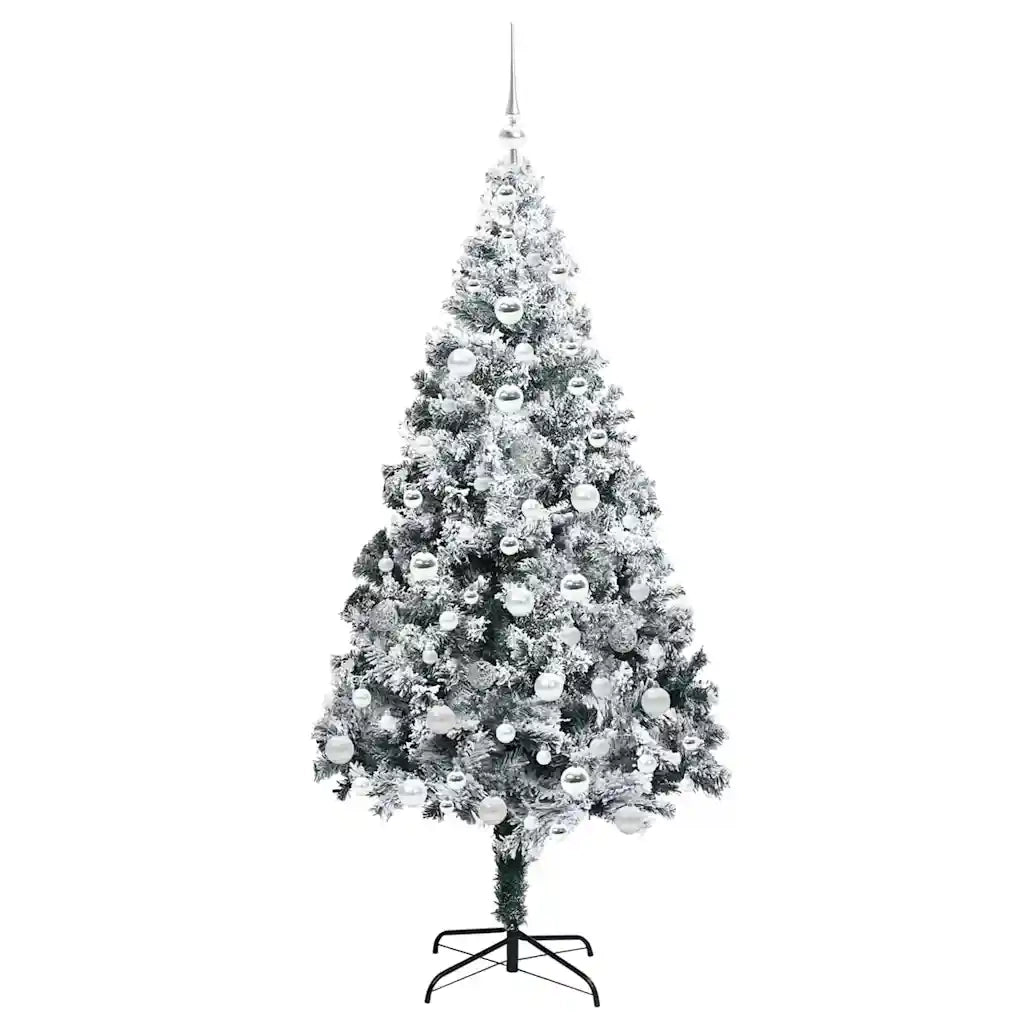 Albero di Natale artificiale con 300 LED Bianco 180 cm 3396967
