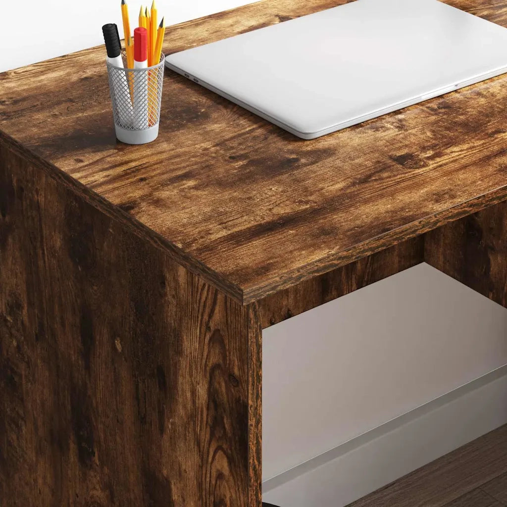 Scrivania Rovere fumé 90 x 49 x 75 cm Legno multistrato 869270