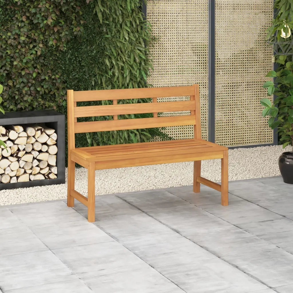 Panchina da Giardino | Panca da Giardino 114 cm in Legno Massello di Teak