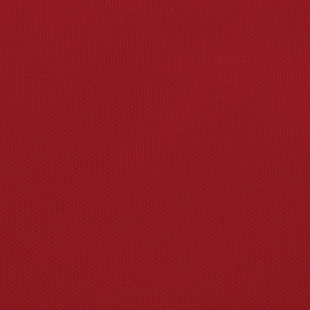 Parasole a Vela in Oxford Rettangolare 4x6 m Rosso 135657