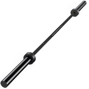 Bilanciere olimpico da 180 cm, in acciaio, portata 200 kg, nero.