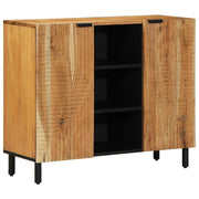 Credenza Naturale 90 x 33,5 x 75 cm Legno di Acacia Massello 4017784