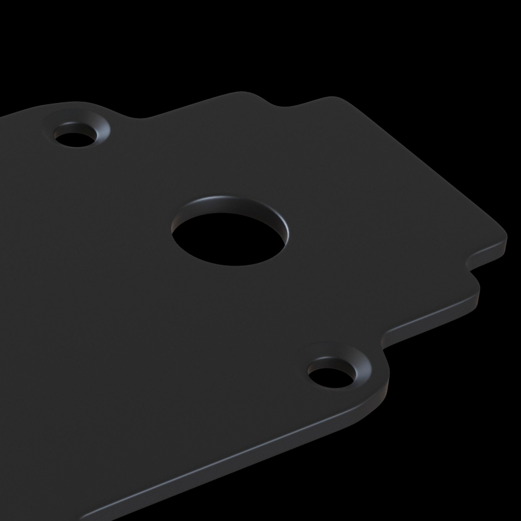 Copertura Barre per Sistema Illuminazione a Binario  Nero