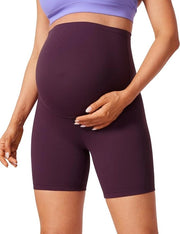 Shorts yoga per donne in gravidanza 6" - in tessuto Butterluxe - per sport e allenamento