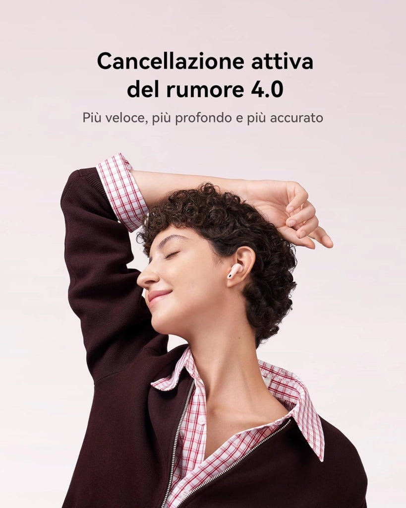 HUAWEI Freebuds 7i, Auricolari Bluetooth, Cancellazione Attiva del Rumore 4.0, Audio Spaziale Senza Limiti, iOS & Android, Chiamate Stabili e Cristalline, Loss Care, Garanzia di 30 mesi