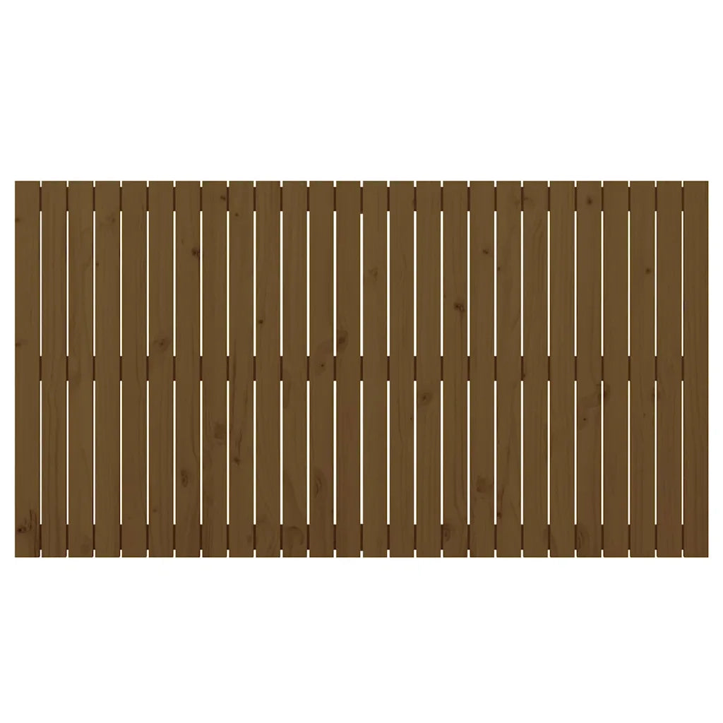 Testiera da Parete Ambra 166x3x90 cm in Legno Massello di Pino