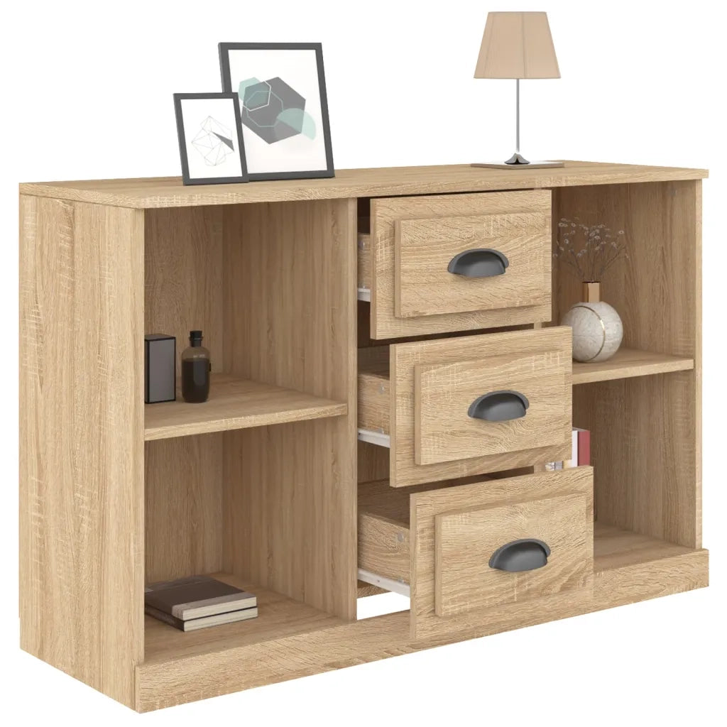 Credenza Rovere Sonoma 104,5x35,5x67,5 cm in Legno Multistrato 816235